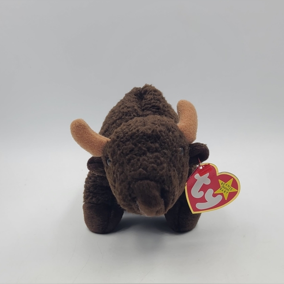 Vntg TY Beanie Baby-1998 ROAM The Buffalo/Bison Retired - Picture 1 of 4